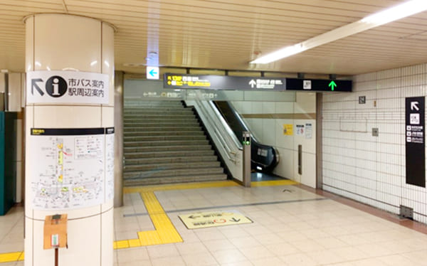 地下鉄桜通線名古屋駅からの道順1