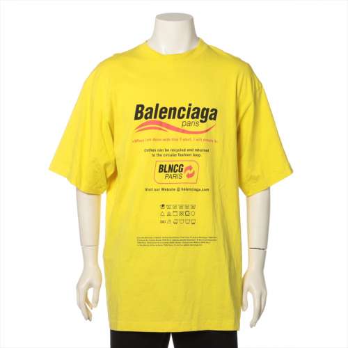 バレンシアガ コットン Tシャツ 21年 XXS イエロー Ａランク