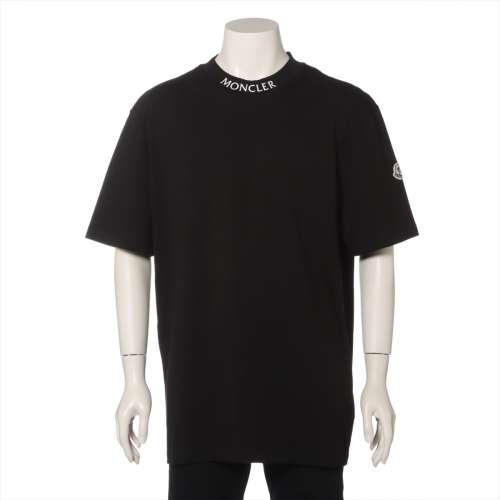 モンクレール コットン Tシャツ 22年 XL ブラック ＳＡランク