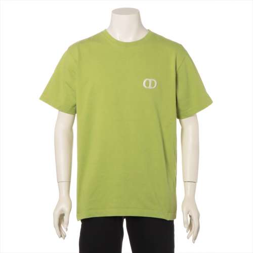 ディオール CDロゴ コットン Tシャツ L グリーン ＡＢランク