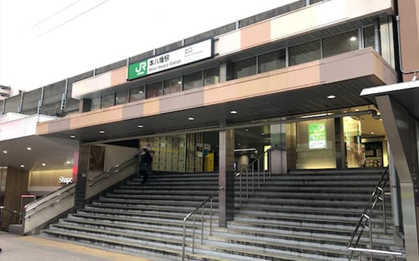 京成本線 京成八幡駅からの道順3