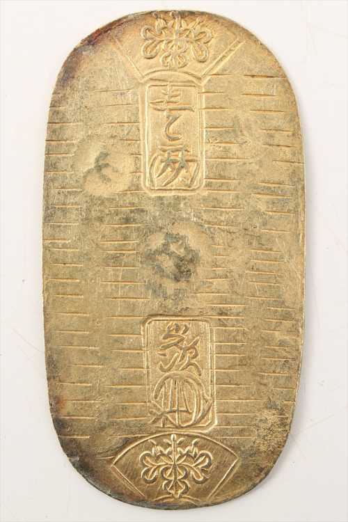 文政小判 H6.2×3.3㎝ 13.1g 刻印「文・堺・神」