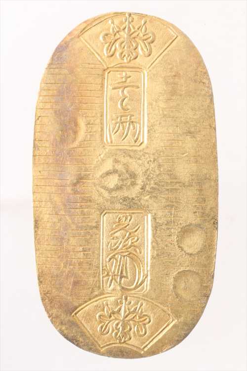 天保小判 H5.9×W3.2cm 11.3g 刻印「保・石・吉」
