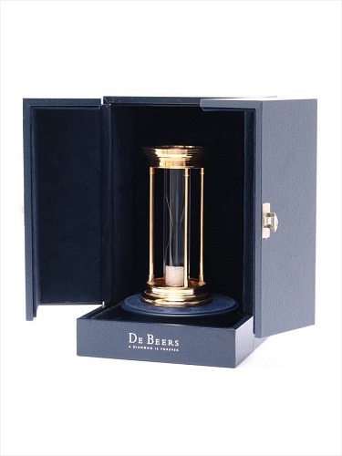 デビアス ダイヤモンドミレニアムアワーグラス 砂時計 世界限定品