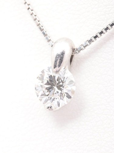 TASAKI（田崎真珠） ダイヤモンドネックレス Pt900×Pt850 0.70ct
