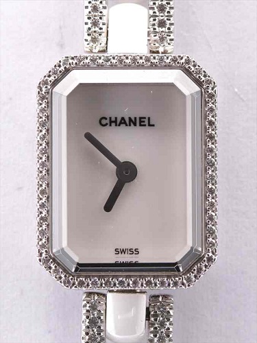 シャネル プルミエール セラミック H2146 750×白セラ ダイヤ装飾
