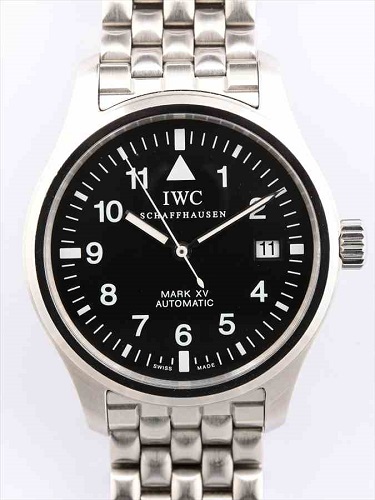 IWC パイロット・ウォッチ マークXV 黒文字盤