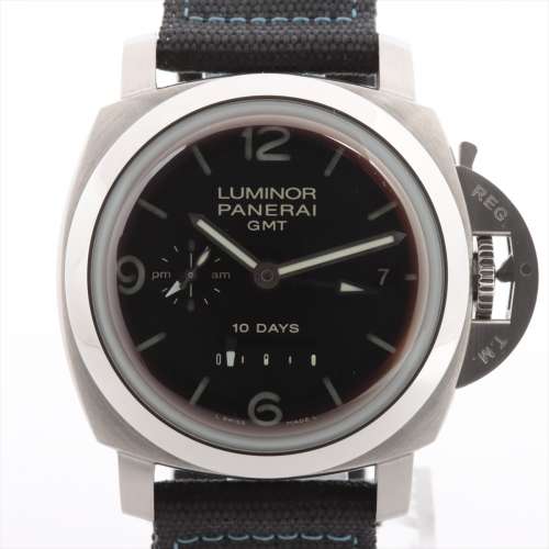 パネライ ルミノール1950 10デイズ GMT PAM00270 SS×ナイロン AT 黒文字盤