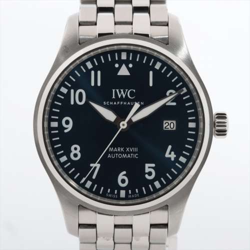 IWC パイロットウォッチ マークⅩⅧ IW327014 SS AT 青文字盤