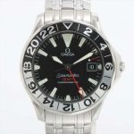 オメガ シーマスター GMT クロノメーター 2534.50 SS AT 黒文字盤 ＡＢランク