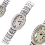 カルティエのベニュワールは女性らしいオーバルフェイス腕時計
