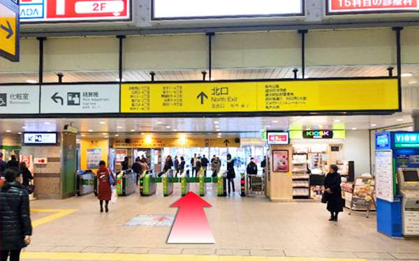 JR線錦糸町駅からの道順1