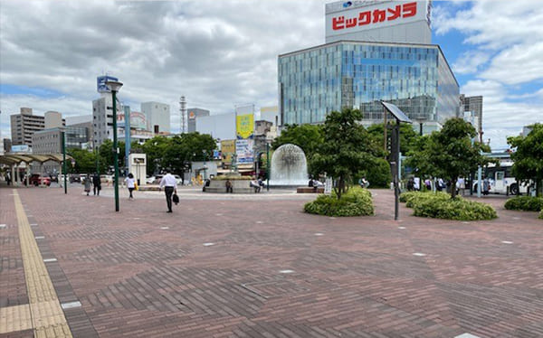 JR岡山駅 在来線(中央口)からの道順