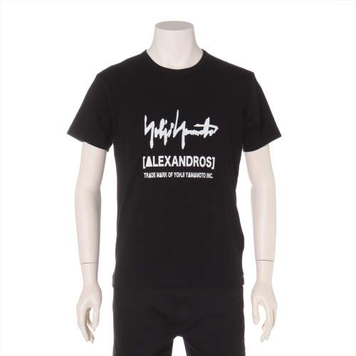 ヨウジヤマモト コットン Tシャツ 1 ブラック Alexandros