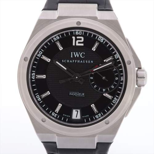 IWC インヂュニア IW500501 SS×革 AT 黒文字盤