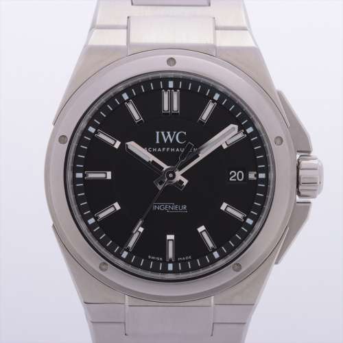 IWC インヂュニア IW323902 SS AT 黒文字盤 Ａランク