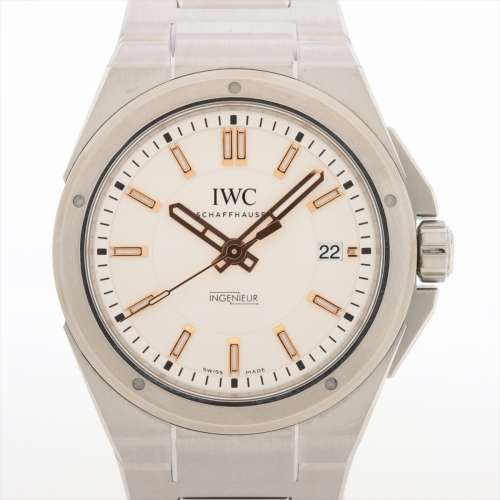 IWC インヂュニア オートマティック IW323906 SS AT 白文字盤 Ａランク