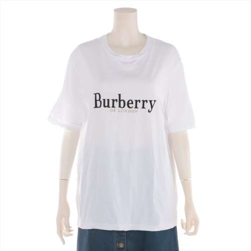 バーバリー コットン Tシャツ S ホワイト ＡＢランク