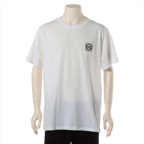 ロエベ アナグラム コットン Tシャツ XL ホワイト Ａランク