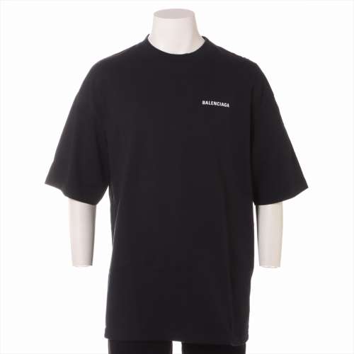 バレンシアガ コットン Tシャツ 21年 S ブラック ＡＢランク