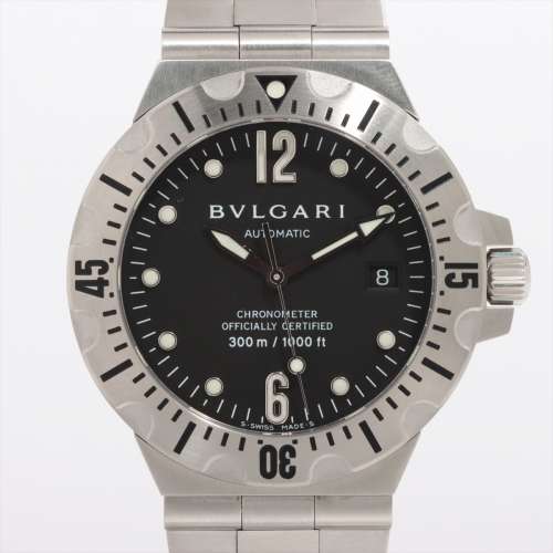 BVLGARI ブルガリ ビーゼロワン Mサイズ ダイヤ  時計 ジャンク品