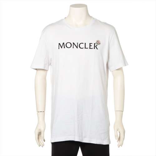 モンクレール コットン Tシャツ 21年 L ホワイト ＡＢランク
