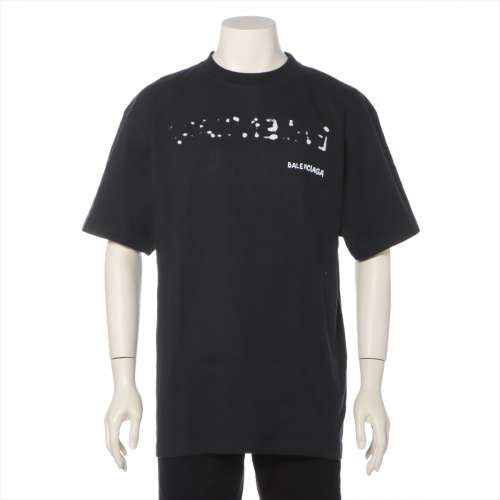 バレンシアガ コットン Tシャツ 22年 XS ブラック ＡＢランク