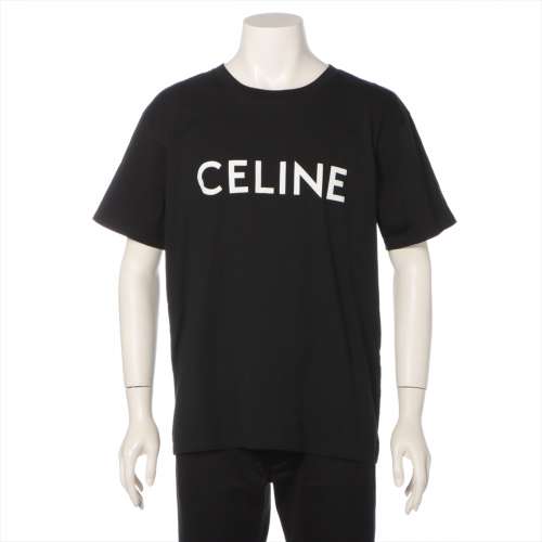 セリーヌ コットン Tシャツ S ブラック ＡＢランク