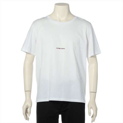 サンローランパリ コットン Tシャツ 23年 XL ホワイト Ａランク