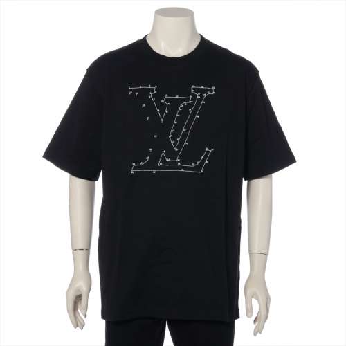 ヴィトン コットン Tシャツ 20AW XXL ブラック ＳＡランク