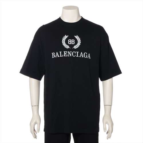 バレンシアガ コットン Tシャツ 19SS S ブラック ＡＢランク