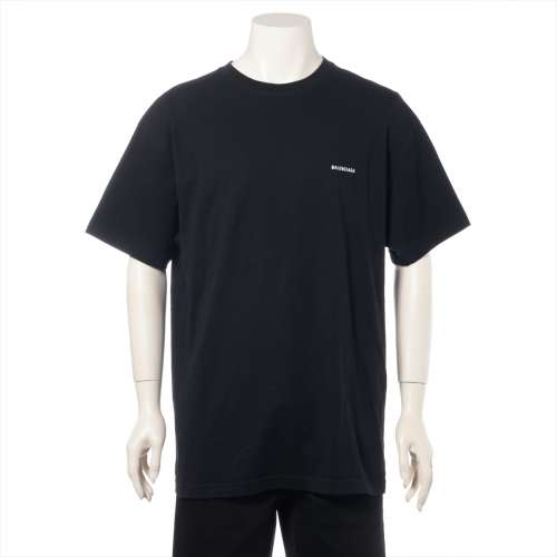 バレンシアガ コットン Tシャツ 21年 L ブラック ＡＢランク
