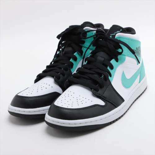 ナイキ AIR JORDAN 1 MID レザー ハイカットスニーカー 26cm マルチカラー ＡＢランク