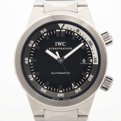 IWC アクアタイマー IW354807 SS AT 黒文字盤 ＡＢランク