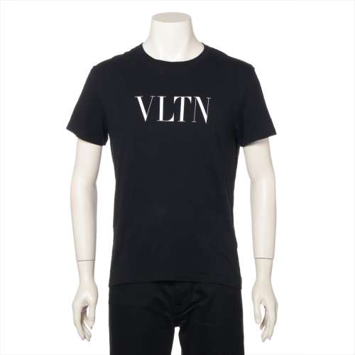 ヴァレンティノ VLTNロゴ コットン Tシャツ XS ブラック ＡＢランク