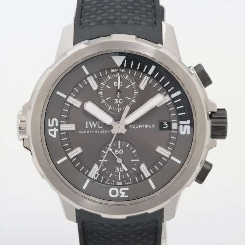 IWC アクアタイマー IW379506 SS×ラバー AT グレー文字盤 ＡＢランク