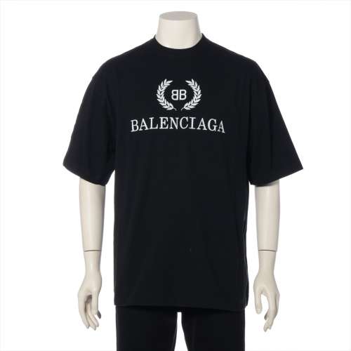 バレンシアガ コットン Tシャツ 18年 S ブラック Ａランク