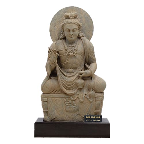 石製 仏像 「弥勒菩薩坐像」