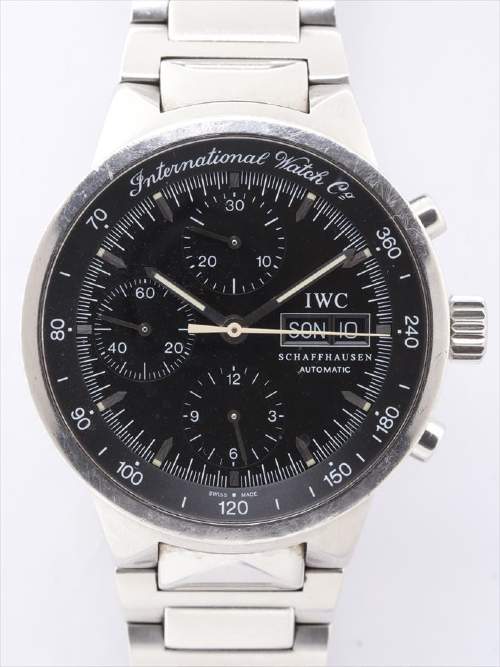 IWC GSTクロノグラフ IW370708 SS/AT 黒文字盤
