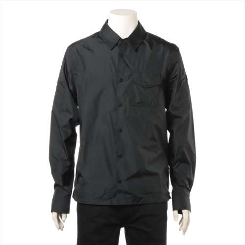 モンクレールジーニアス 1952 CAMICIA ナイロン ナイロンジャケット 20年 M ブラック ＡＢランク