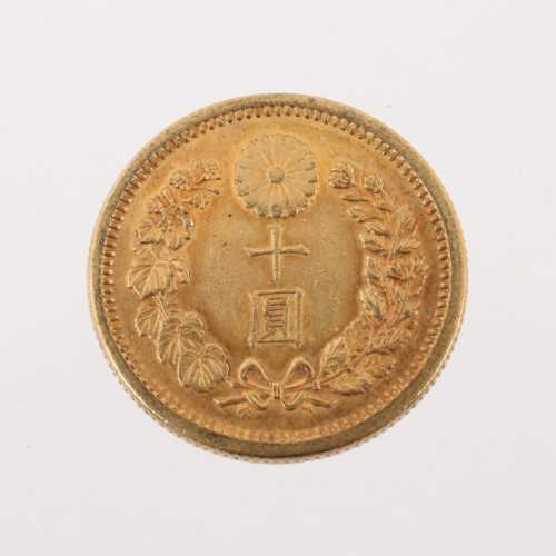 新十圓金貨 明治31年(1898) D21.1mm 8.34g