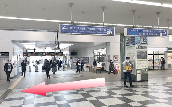 JR尼崎駅西口からの道順1