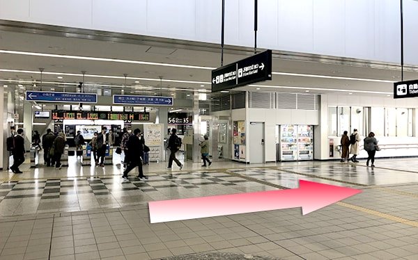 JR尼崎駅東口からの道順