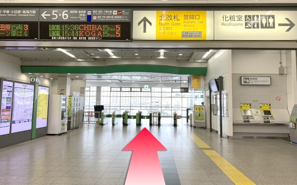 JR大船駅からの道順1
