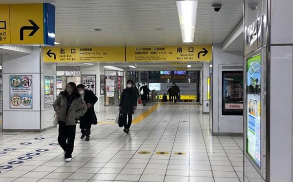 東武アーバンパークライン船橋駅からの道順3-1