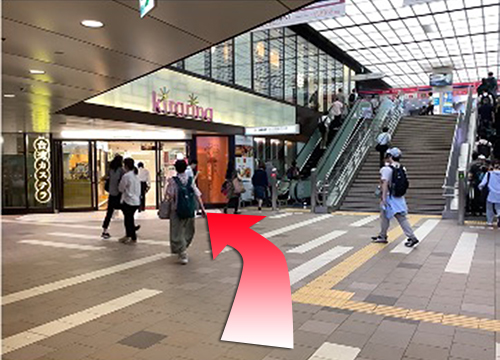 JR吉祥寺駅からの道順2