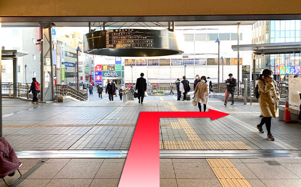 JR中央線三鷹駅からの道順