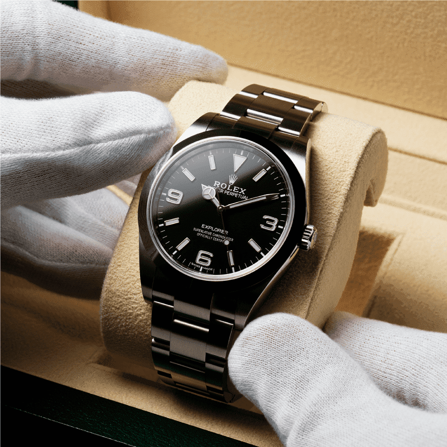 Rolexの時計