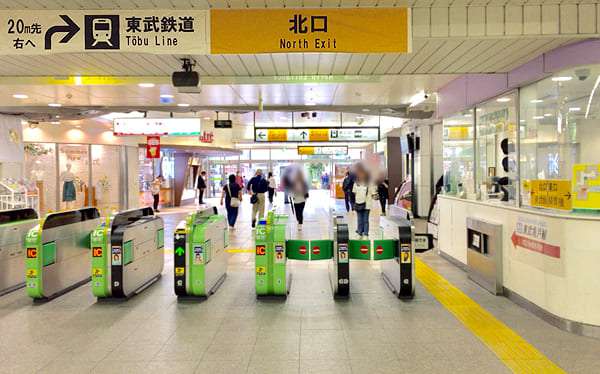 JR線亀戸駅からの道順1