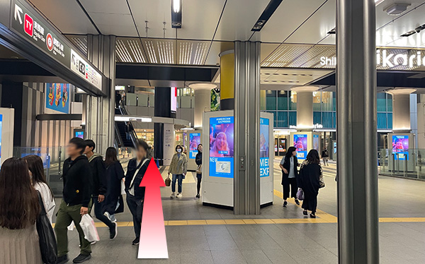 各線渋谷駅（渋谷ヒカリエ1改札）からの行き方からの道順2